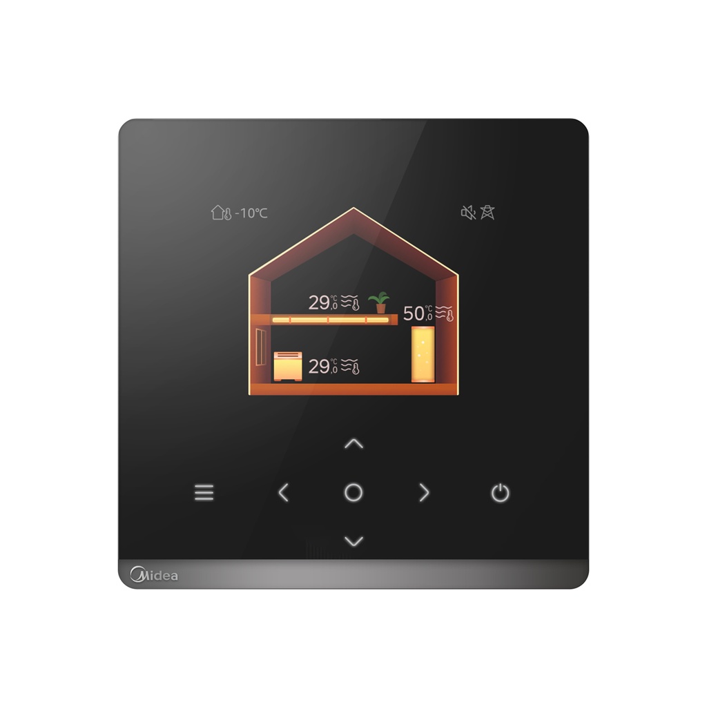 Midea M-thermal Nature R290, Monoblokk, 12kW, 3phase, IBH 9kW