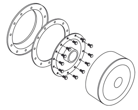 4000504 flange for el. heater (CFLG 290 C/M 1 1/2+SM+GU) 1500-2000l