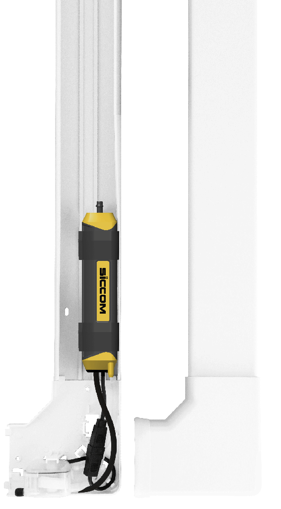 Siccom Flowatch Silence Design DT20 kondensaadipump nurgaga (virtaus enintään 20l/h, nostokorkeus enintään 10m, imukorkeus enintään 3m)