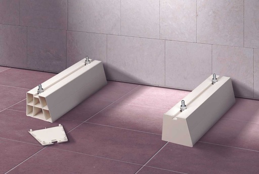 [SP450] Muovinen jalka tasaiselle pinnalle 450x105mm (1kpl)