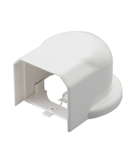 [MW-75-W] Inaba Denko läpivientikulma (valkoinen)