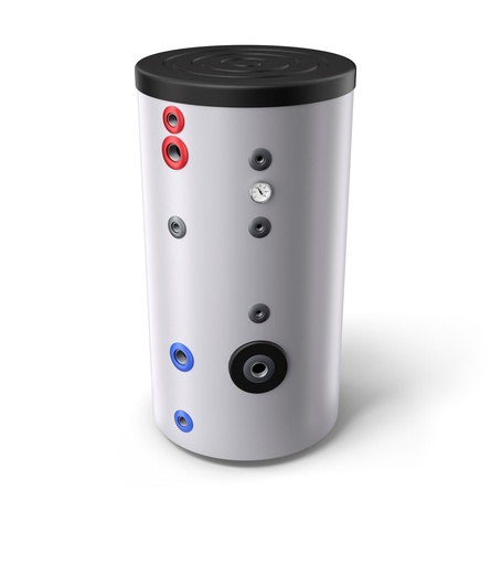 [306450] EV 2x15 S 200 60 HP 45D - 45° angled in/out DHW tank 180l